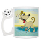 Кружка с футбольным мячиком