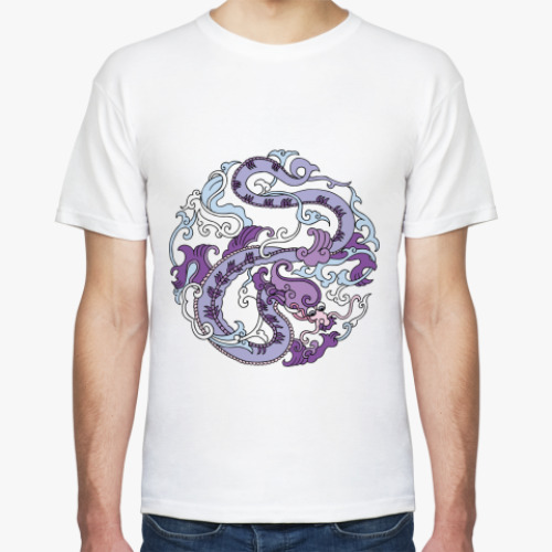 Футболка с принтом Дракон