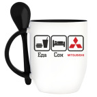 Кружка с ложкой