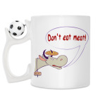 Кружка с футбольным мячиком