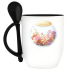 Кружка с ложкой