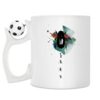 Кружка с футбольным мячиком
