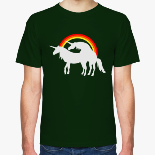 Футболка с принтом Unicorns having sex