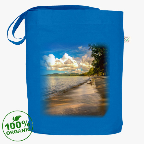 Сумка шоппер с принтом Путешествие