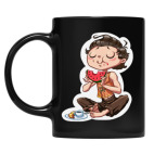 Кружка цветная UV-DTF