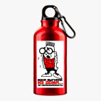 Металлическая бутылка 400 мл UV-DTF