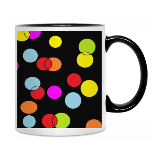 Кружка с принтом "Пузыри"