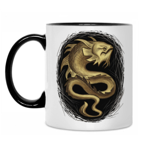 Кружка с принтом Мурена