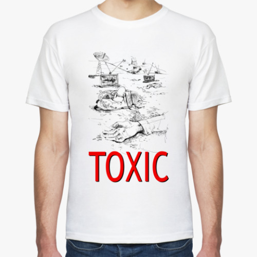 Футболка с принтом Toxic