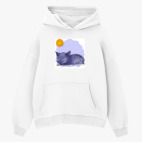 Толстовка худи оверсайз