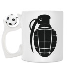 Кружка с футбольным мячиком