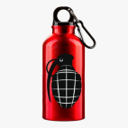 Металлическая бутылка 400 мл UV-DTF