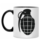 Кружка двухцветная