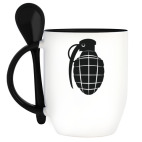 Кружка с ложкой