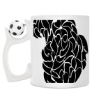Кружка с футбольным мячиком