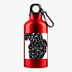 Металлическая бутылка 400 мл UV-DTF