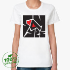 Женская футболка органик