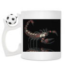 Кружка с футбольным мячиком