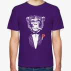 Классическая футболка Обезьяна - &#039;Крестный отец&#039;