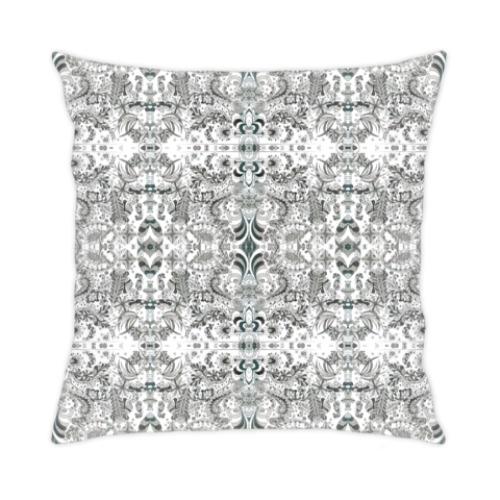 Подушка с принтом Восточный лес