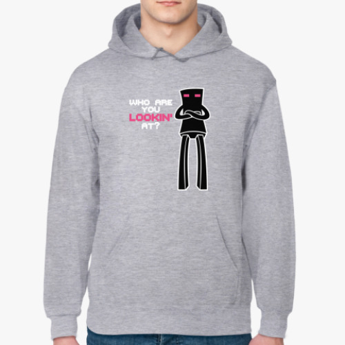 Толстовка худи с принтом Enderman