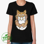 Женская футболка органик