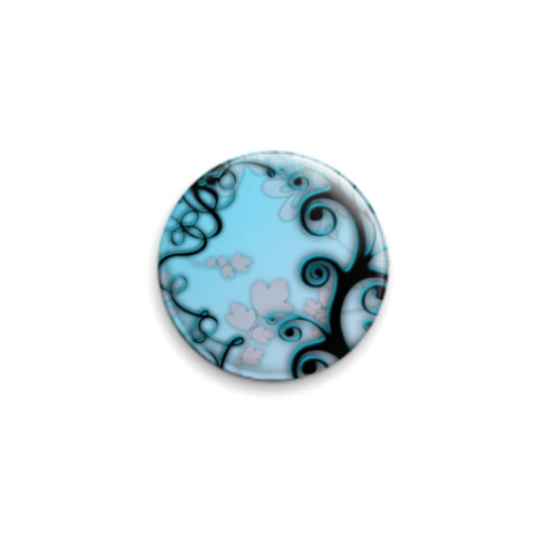 Значок 25мм с принтом УЗОР