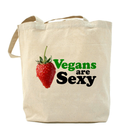 Сумка шоппер  'Vegans are sexy'