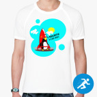 Мужская спортивная футболка