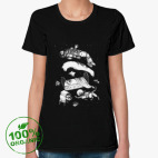 Женская футболка органик