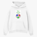 Толстовка худи оверсайз