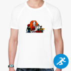 Мужская спортивная футболка