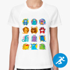 Женская спортивная футболка