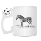 Кружка с футбольным мячиком