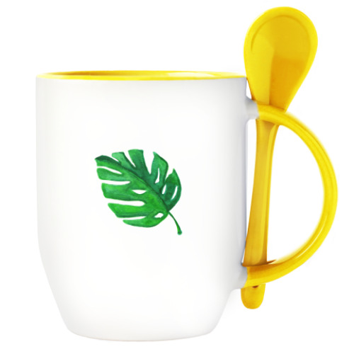 Кружка с ложкой "Турецкий мандарин"