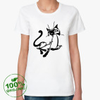 Женская футболка органик