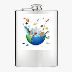 Фляжка стальная