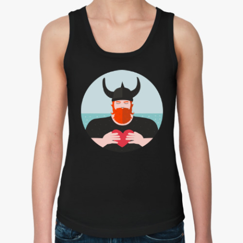 Женская майка с принтом Викинг