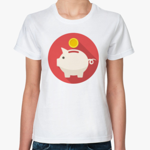 Классическая футболка Piggy Bank