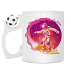 Кружка с футбольным мячиком