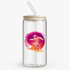 Банка с бамбуковой крышкой