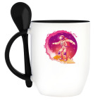 Кружка с ложкой