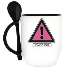 Кружка с ложкой