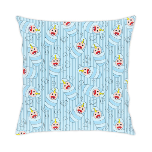 Подушка с принтом Малыш