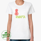 Женская футболка органик