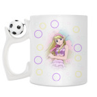 Кружка с футбольным мячиком