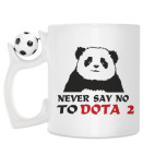 Кружка с футбольным мячиком