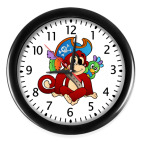 Настенные часы (с цифрами) Обезьяна Пират
