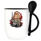 Кружка с ложкой