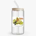 Банка с бамбуковой крышкой